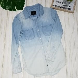 Rails Carter Demin Button Down Shirt